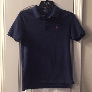 Boys navy polo